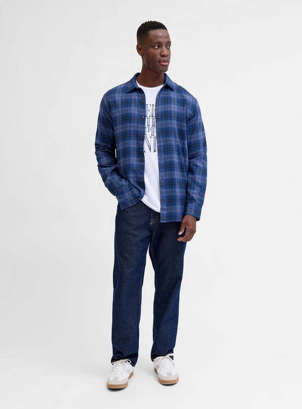 JJ REBEL Track Check Shirt Long Sleeved XXL